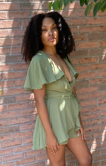 Cape Wrap Romper