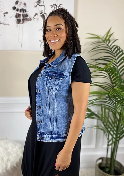 Denim Vest Jacket