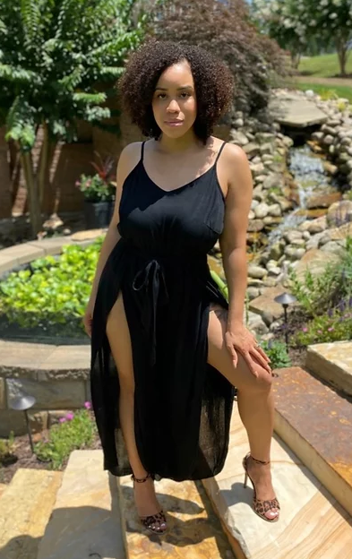 Wide Leg Jumpsuit with Splits