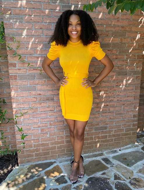 Puff Sleeve Mini Dress