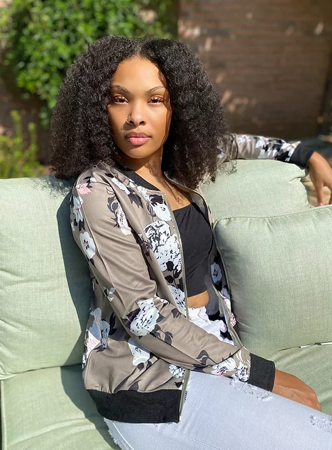 Floral Bomber Jacket