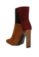 EZRA Patchwork Suede Ankle Boots