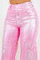 Metallic Wide Leg jean