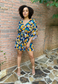 Floral Leaf Romper