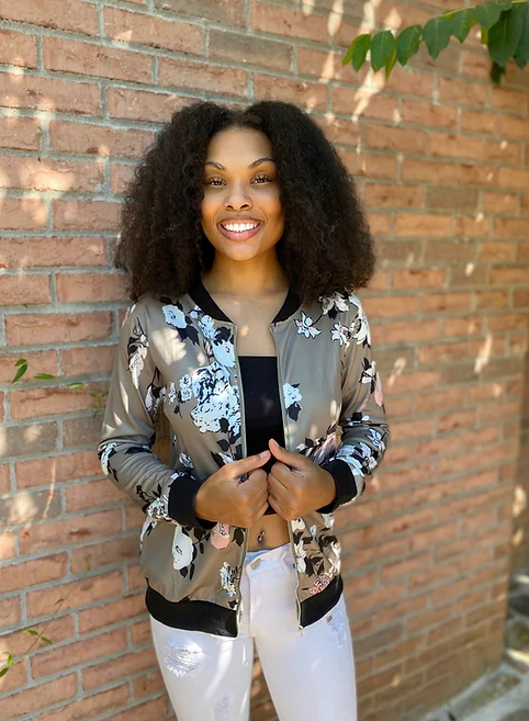 Floral Bomber Jacket