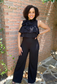 Tie Neck Jumpsuit