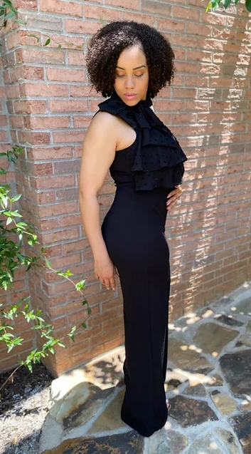 Tie Neck Jumpsuit